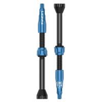 lezyne cnc tlr valves - 44mm - blue