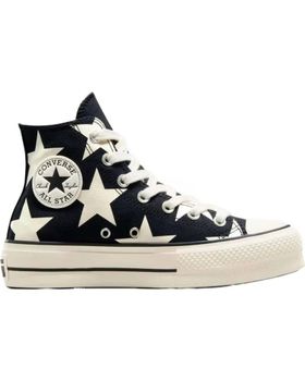 de CONVERSE MODELO CHUCK TAYLOR ALL STAR LIFT PARA MUJER COLOR BLANCO-NE BLANCO-NEGRO