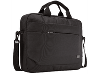 maletin para portatil - case logic advantage 3203986 para portatiles de 14 dos compartimentos negro