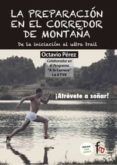 la preparación en el corredor de montaña