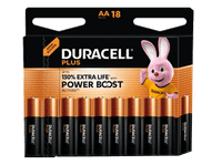 pilas aa - duracell plus power boost lr6 pack de 18 15v