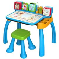 escritorio interactivo vtech crea y aprende 6 en 1 multiactividades con taburete