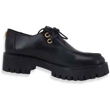 Guess Zapatos Bajos Derby Donna Leather Black FL7MRKLEA14 para mujer