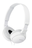 headset sony mdr-zx110we compactos cable 12m conexion jack 35 con control remoto color blanco