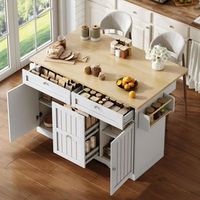 isla de cocina movil negra de mdf con encimera plegable estantes cajones ruedas con freno carro organizador comedor 120x70x92 cm