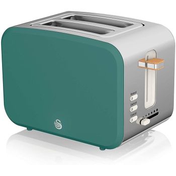Swan Nordic Tostadora 2 Rebanadas 900W Verde
