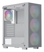 caja aerocool b509a flow argb rgb blanco