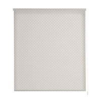 estoralis - estor enrollable translucido  estampado texturas  150 x 180 cm anchoalto tamano tela 147 x 175 cm  motas-2 beige