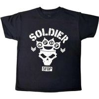 five finger death punch tops y camisetas soldier para nina