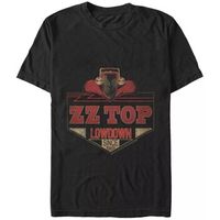 zz top tops y camisetas lowdown para mujer
