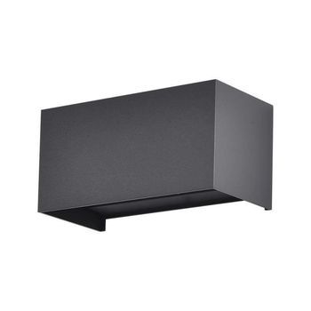 Oprawa Ścienna V-tac 24w Led Góra Dół Ip65 Czarna Vt-8125-b-n 4000k 2720lm