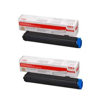 Original Multipack OKI B4600n Printer Toner Cartridges (2 Pack) -43502302
