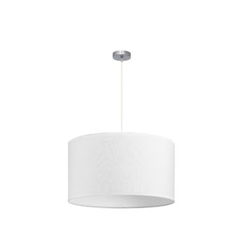 ABRILA Colgante Con Pantalla Modelo Dori Blanco De 3 Luces