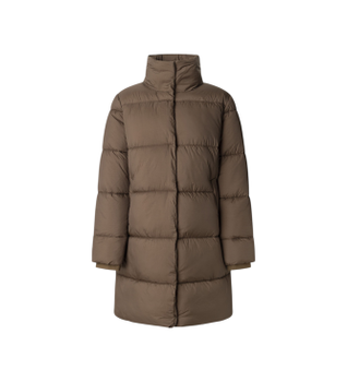Pepe Jeans para mujer. PL4024358 Abrigo Tatum marrón (XS), Casual, Nylon