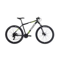 bicicleta watson volga 10 29 negroblancoverde mate l