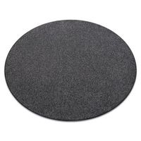 alfombra excellence circulo negro 141 llanura mezcla circulo 170 cm