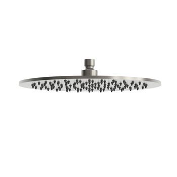 Soffione De Ducha Acero 316l Inox Satinato 30 Cm Diámetro Acabado Moderno Duradero