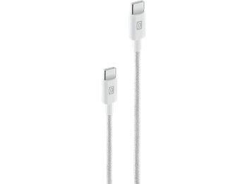 Cable USB-C - CellularLine, 0.6 m, USB C, Universal, 60 W, Blanco