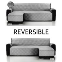 nuevoalmeritex 2000 cubre sofa con bosillos laterales reversible bicolor- protector sofa-acolchado sofa-facil de limpiar y transpirable