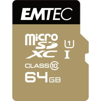 Emtec Elite Gold MicroSDXC 64GB Clase 10