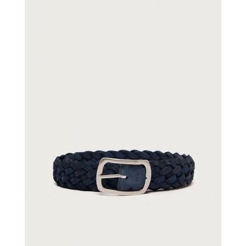Orciani Cinturón U08169 - INTRECCIATA HUNTING DOUBLE-BLU para hombre