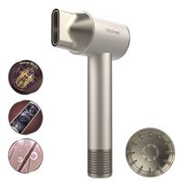secador de pelo iones dryglam 2in1 sensor champagne 1400w 110000rpm tecnologia sensor temperatura motor brushless cecotec