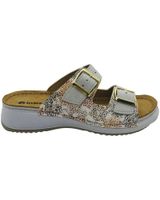 de inblu sandalia mujer plana cierre hebillas sd000001 blanco