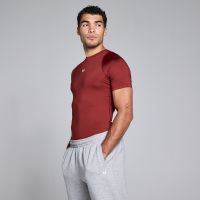 camiseta interior de manga corta training para hombre de mp - cereza - l