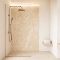 revestimiento pared bladel 16 paneles pvc 120x60cm - beige stone neuhaus