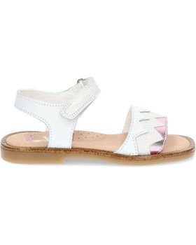 de PABLOSKY SANDALIA CON VELCRO NAPA NACAR BLANCO