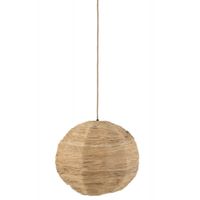 suspension bola de madera natural 50x50x45cm
