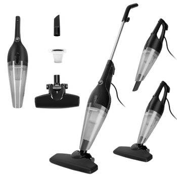 Aigostar Stan - Aspiradora Vertical con Cable 4 en 1, 600W Aspirador Escoba, Potente de 15000Pa, Capacidad de 1,2L, Cable de 6 m, Ligera e Sistema de filtración ciclónica súper eficiente