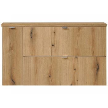 Mueble De Baño Newport Con 2 Cajones Y 1 Puerta 100x60x40 Cm - Efecto Roble [en.casa]