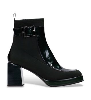 Hispanitas para mujer. HI243664 Botines de Piel Neo verde (37), 5 a 8cm, Cremallera, Casual