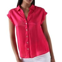 salsa camisa manga corta basic sleeveless para mujer