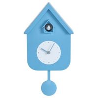 reloj de cuco moderno con sonido de pajaro reloj de pendulo infantil azul bonneval