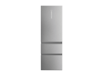 Frigorífico combi - Haier Series 5 HTW5618CNMG, No Frost, 185 cm, 360 l, Clase C, WiFi, My Zone, Inox