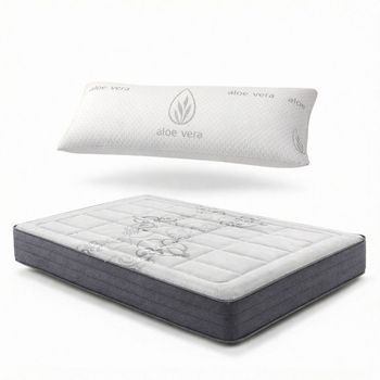 Colchón Viscoelástico Venecia, 90 X 190 Cm, 25 Cm, Real Confort - Regalo Almohada Visco Aloe Vera De Copos