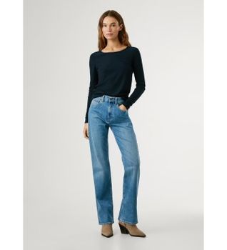 Pepe Jeans para mujer. PL2050673VA Jeans Straight Robyn azul (26/30), Casual, Algodón, Denim