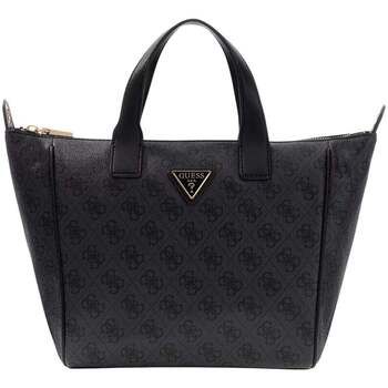 Guess Bolso de mano Bolsa de viaje Helina Top Zip Cosme Coal Logo para mujer