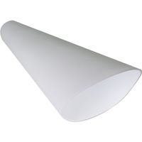 cristal opalino blanco l39xanc15xalt11cm para aplique
