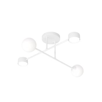 Lámpara de techo varli blanco (4 luces)
