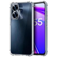 cool carcasa antishock transparente para realme c55