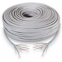 aisens bobina cable de red rj45 cat6 ftp rigido 305m gris
