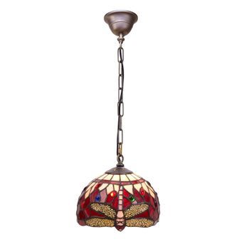 Colgante De Techo Tiffany   Cadena D. 20cm  Belle Rouge