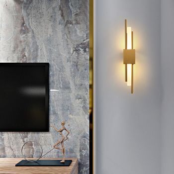 Tira de luces Led para pared, candelabro moderno y creativo para dormitorio, mesita de noche, sala de estar, TV, sofá, lámpara de fondo applique murale couloir apliques pared interior aplique pared