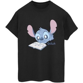 Disney Camiseta Reading Lying Down para mujer