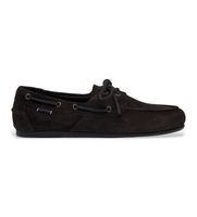 sebago para mujer 77124hw mocasines de piel owen negro 36 plano cordones casual clasico