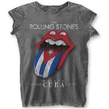 The Rolling Stones Camiseta manga larga Havana Cuba para mujer
