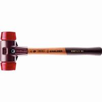 halder simplex maza de plastico con carcasa de hierro maleable y mango de madera - d60 mm - 3006060